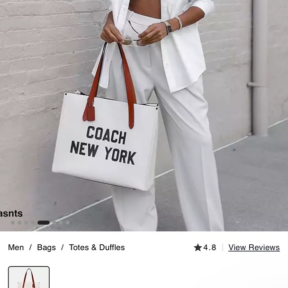 COACH Relay Tote Bag With Coach Graphic - Picture 9 of 10